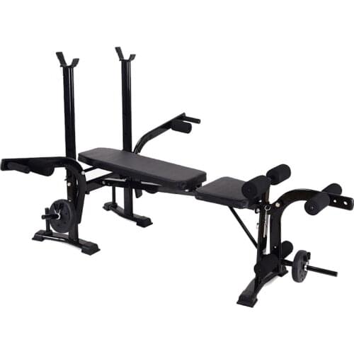 YCJ-001B Multifunctional Gym Weight Bench Dumbbell Stool Foldable Abdominal Sit-Up Supine Board Press Bench Fitness Equipment