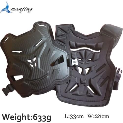 Adults Motorcycle Motocross Racing Armour Protective Gear PE Hard Shell Anti Impact Chest Spine Protection Off road Armor Vest