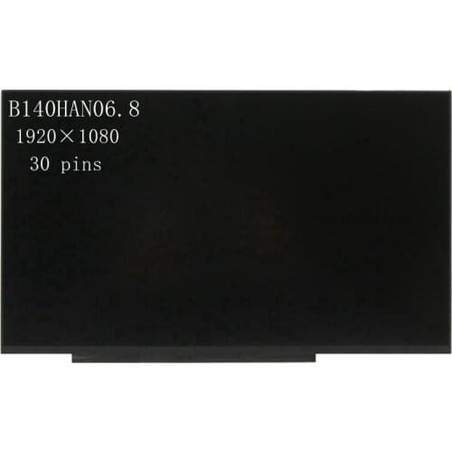 14.0 inch FHD 1920X1080 Slim 30pin B140HAN06.8 LCD Display Screen Panel