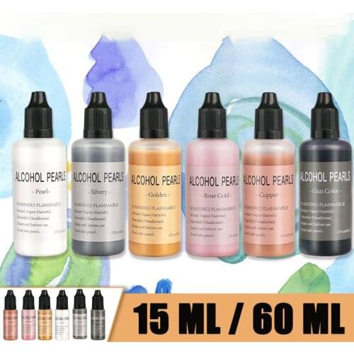 15ML 60ML Pigment Liquid Resin Filling for Epoxy DIY Resin Jewelry Crystal Dye Ink Crafts Resin Material