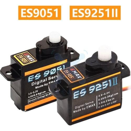 5PCS EMAX ES9051 ES9251II Micro Digital Servo for RC Airplane Helicopter Robot DIY Parts