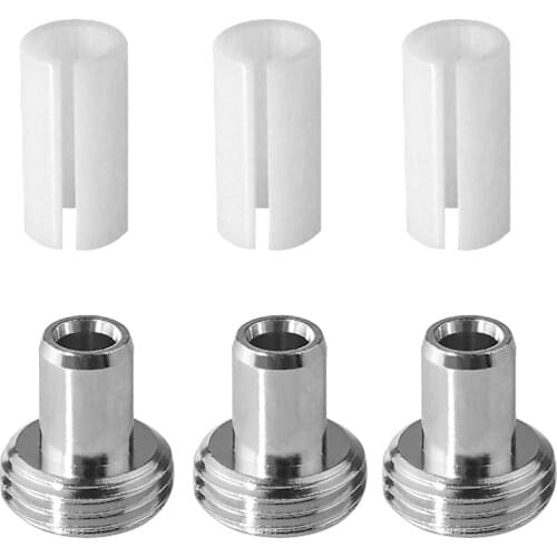 6pcs Fiber Optic Visual Fault Locator Ceramic Tube And Metal Head