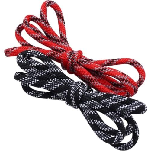 Coolstring 6mm Fat Tri-color Six-twill Round Shoelace Drawstring Waist Sweater Hat Rope Bootlaces Camping Polyester Shoes Laces