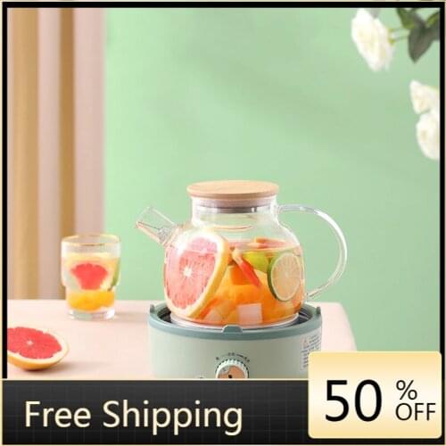 Kettle Electric Hot Water Boiler Coffee Pot Kettle With Whistle Glass Teapot Brewing Teapots Chaleira Eletrica Camping Kettle