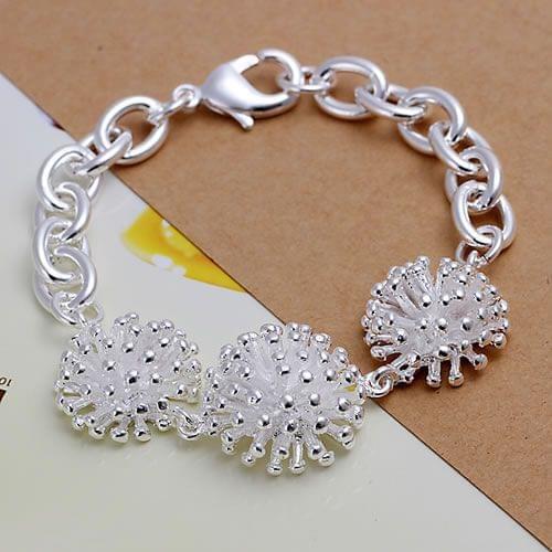 H014 Fine Silver Plated Wholesale Jewelrys,Hot Sale Factory Price Charm Free Shipping 925 Fashion Fireworks Bracelet /ackaitr