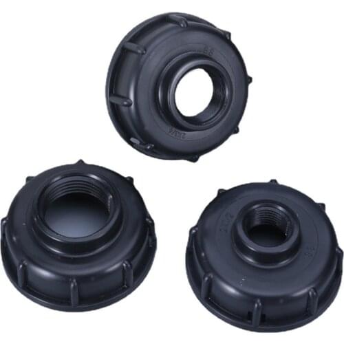 Ibc Water Tank Drain Adapter Fittings S60X6 Coarse Threaded Cap Thread To 1/2 ", 3/4", 1 "Adapter Hose Connector Replacement
