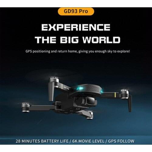 GD93 Pro Mini Drone Wide Angle With 4K Wide Angle Camera Drone Foldble Drone WiFi FPV RC Drone VS SG906 Pro 2 Max Dron