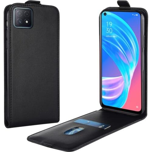 Flip Up and Down Leather Case for OPPO A53 5G PDYM20 CPH2069 PADM00 PDAM10 Vertical Cover for OPPO A53 5g Case Phone Bag