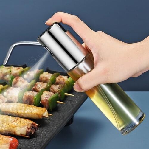 Kitchen Tools Baking Oil Spray Empty Bottle Vinegar Bottle Oil Dispenser Cooking Tool Salad BBQ Cooking Glass Oil sprayer