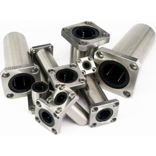 LMK6LUU-LMK60LUU Long Square Flange Linear Bearing Ball Bushing Motion CNC ABEC1