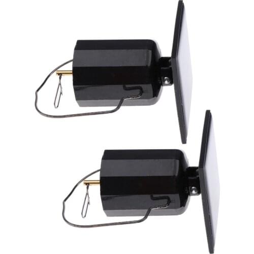 Set of 2 Solar Powered Whirligig Wind Spinner Motor Hanging Ornament 35rpm