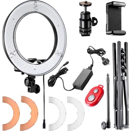 Neewer Camera Photo Video Light for Smartphone YouTube Self-Portrait Video Shooting 18 Inches Outer 55W LED Ring Light AU Plug