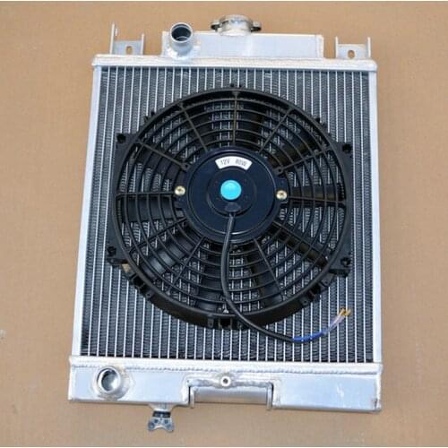 New all Aluminum Radiator For SUZUKI SWIFT GTI 1.0/1.3/1.6L 40mm 2 Row 89 90 91 92 93 94 + fan