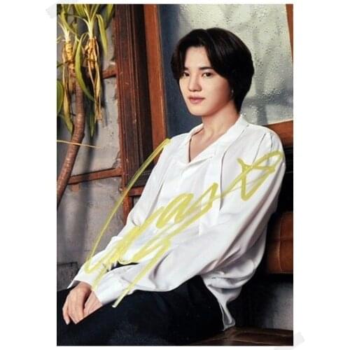 Signed INFINITE Lee SeongJong Seong Jong autographed photo K-POP 6 inches free shipping 102017