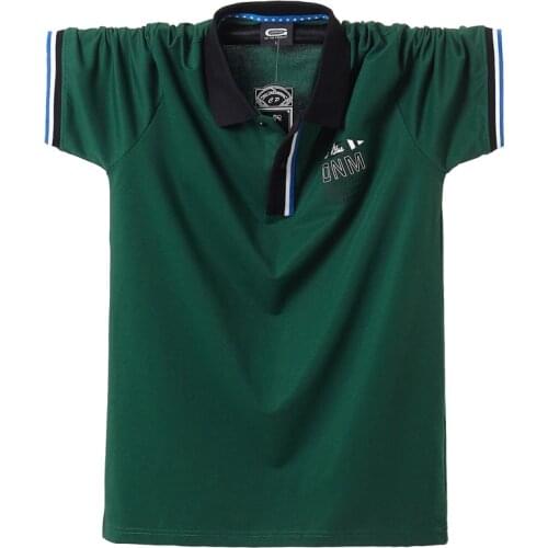 Plus 6XL 5XL XXXXL Polo Shirt Mens Spring Summer Brand Mens Polo Shirt Short Sleeve Casual Male Shirt Mens Homme Tops 2020 New