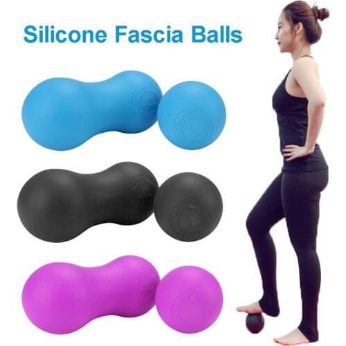 Silicone Fascia Ball Shock Resistance Massage Ball Soft Durable Training Massager For Yoga Muscle Relieve Fitness