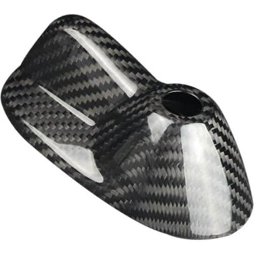 Carbon Fiber Car Roof Shark Fin Antenna Decal Aerials Decoration Cover for Mini Cooper Clubman R55 R56