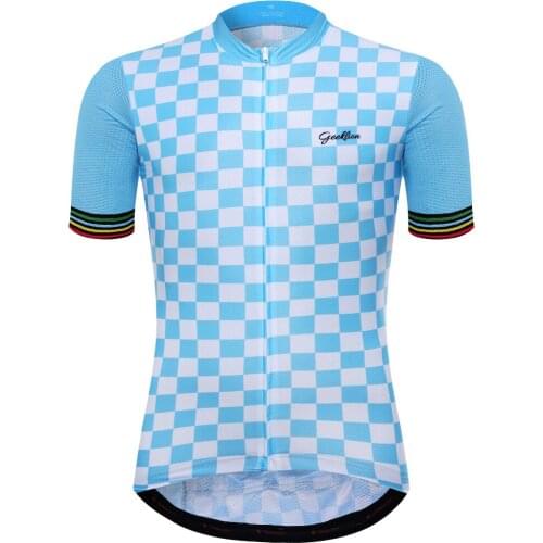 Geeklion Outdoor Quick-Dry Bike Apparel MTB Cycling Jersey Breathable Cycling Clothing Import Fabric Shirt