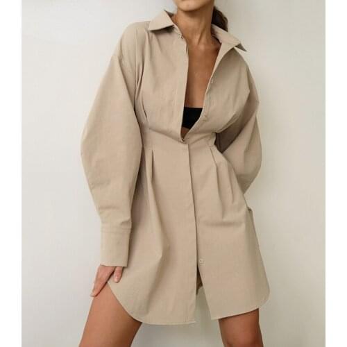 Модные платья-рубашки YEMOCILE China At AliExpress