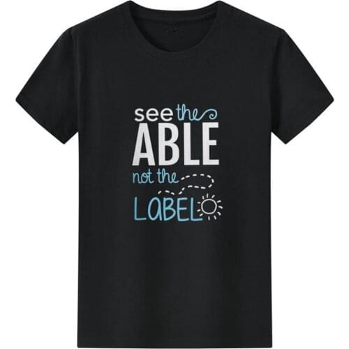 See The Able Not The Label Woman Tshirt Top Abstract Sun Print T Shirts for Women O-neck Loose Casual Short Sleeve Tee Female