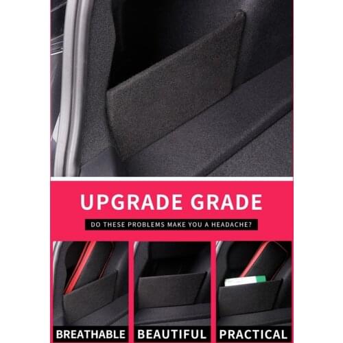 1Pcs Car Trunk Side Storage Organizer Board Storage Partitions on Both Sides Of the Trunk Partition Tail Box for Tesla Model 3
