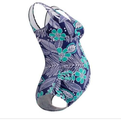 Free shipping Floral Maternity Swimwear pregnancy bikini Suit One Piece Swimsuit For Pregnant Women Fashion Beach Bathing Suits
