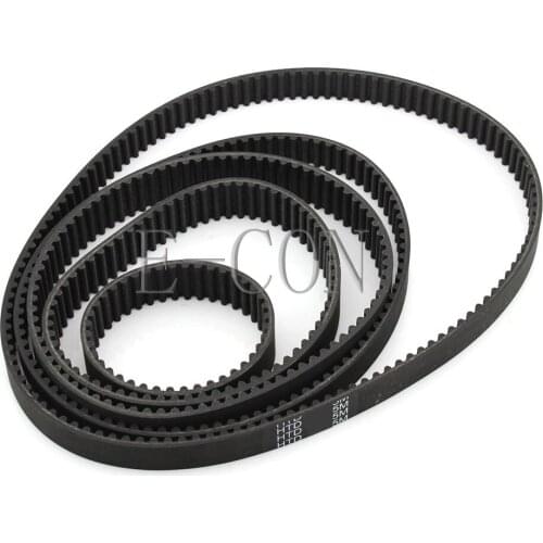 5pcs HTD5M Timing Belt Belt Cogged Rubber Geared Closed Loop 15mm/20mm/25mm Wide 600-645mm Internal Perimeter