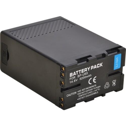 5200mAh BP-U65 BP-U60 U60 BP U65 Camera Battery with USB and D-TAP Ports for Sony PMW-100 PMW-150 PMW-160 PMW-200 PMW-300 PMW