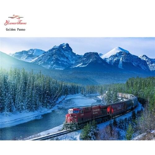 Diamond Painting Full Square 5D Diy Daimond Embroidery Diamant Mosaic Sale Displasy Broderie Diamant Transport train 02