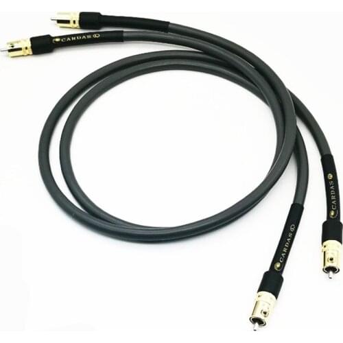 CARDAS TWINLNK IIC OFC Fever Audio Double Lotus DVD CD Cable HIFI 2 RCA to 2 RCA Audio Cable Signal Cable