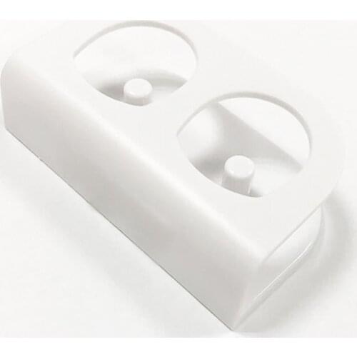 White Electric Toothbrush Stand Dual Brush Holder Support Suit For Oral B Electric Toothbrush Holder