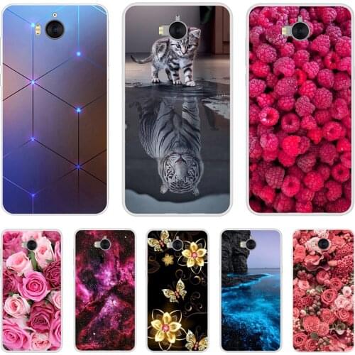 For Huawei Y6 2017 / Y5 2017 Case Soft Silicone Phone Case For Huawei Y5 2017 Back Case For Huawei Y6 2017 mya-l22 mya-u29 Cover