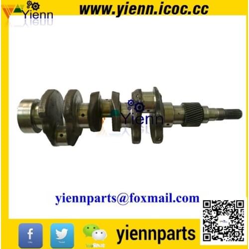 For Kubota D1403 Crankshaft For BOBCAT Mini Excavator L2500 L2500DT L2600 L2900 Tractor Diesel Engine Spare parts