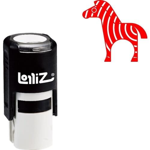 LolliZ Biomorphic Animal Symbol Series Design #38 Self-Inking Rubber Stamp