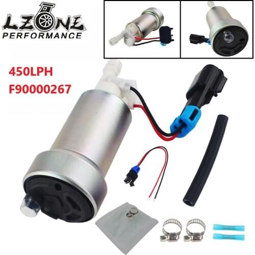 LZONE - E85 Racing High Performance internal Fuel Pump 450LPH F90000267 & Install Kit JR-FPB007