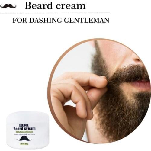 Men Organic Natural Beard Care Wax Professional Beard Conditioner Beard Styling Moisturizing Beard Growth Nourishing TSLM2