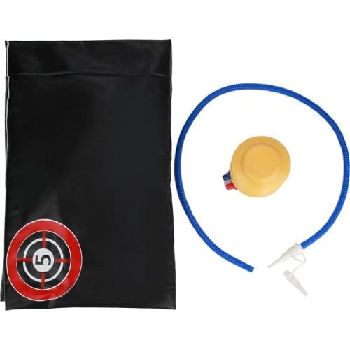 Inflatable Boxing Punching Kick Training Tumbler Bop Bag With Air Inflator Pedal Pump