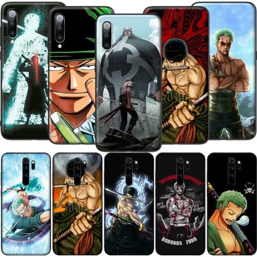 GX165 One Piece Roronoa Zoro Case for Xiaomi Note 10 8Lite CC9 9 9T 10T A1 A2 A3 5X 6X F1 Poco F2 X3 NFC M3 Pro Lite