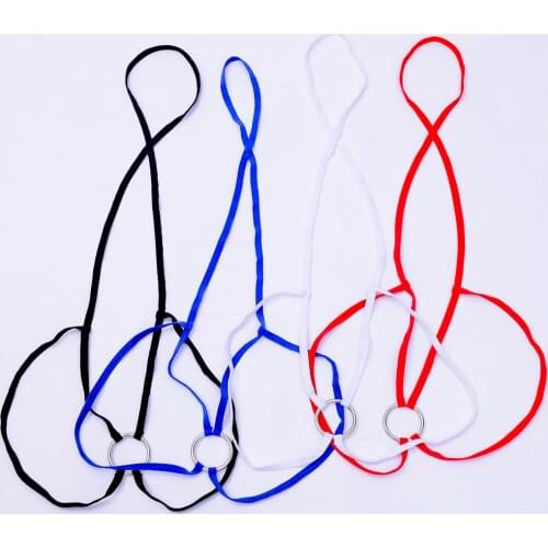 Sexy Mens Strappy Straps Mankini Underwear Suit Harness Thong White