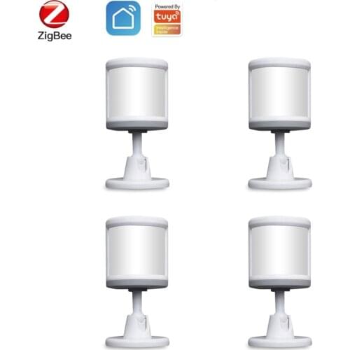 1-5pcs Tuya ZigBee Smart PIR Motion Sensor Human Body Movement Detector Smart Home Security System Work With Tuya Smart Life App