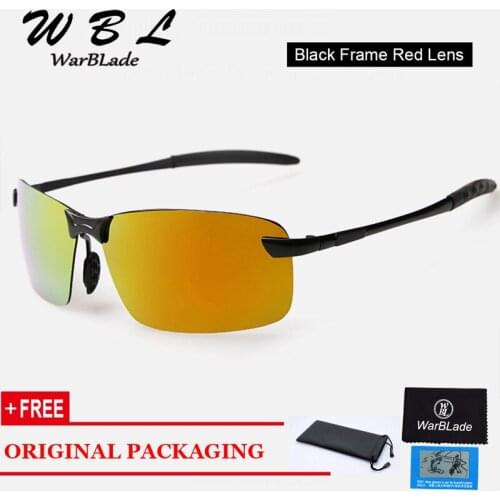 WarBLade Brand Polarized Designer Sunglasses Men Sports Sun Glasses Driving Glasses Mirror Goggle Eyewear Male Accessories