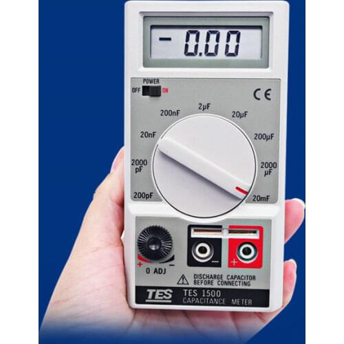 TES-1500 Digital Capacitance Meter Capacitance Tester Inductance Tester