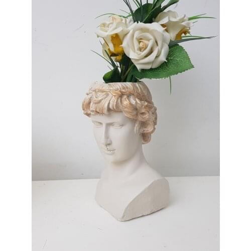 EU HOME DECORATION AROSE DAVID DAVİD FLOWERPOT HOME OFFICE DECOR