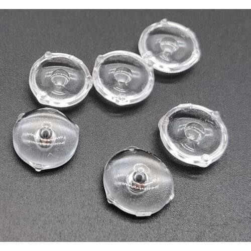 50-100pcs 13mm Outer fixed feet LED Optical Lens 3030/2835/3528 LED Diffuse Reflection For TV Backlight and Light box