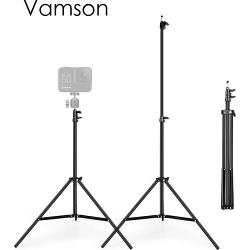 Vamson for Selfie Stick Tripod Phone Camera Stands Reflectors Photo Studio Video Can Take Pictures Video, Live Broadcast VLS01B