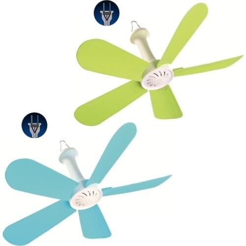 R9UD AC 220V 20W 5 Leaves Ceiling Fan 17.7in Silent Household Bedroom Hanging Fan for School Dorm Room Dormitory US Plug