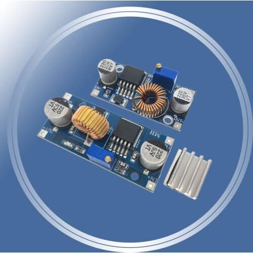 XL4005 5A 75W XL4015 DC-DC 4-38V to 1.25-36V 24V 12V 9V 5V Step Down Adjustable Power Supply Module LED Lithium Charger