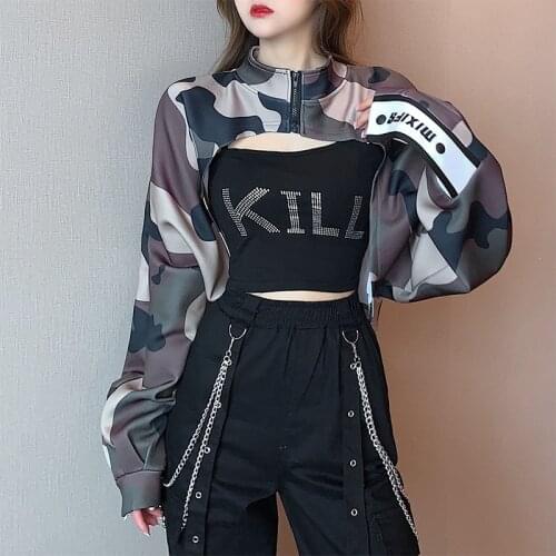 Women Tracksuit 3 Piece Set Hip Hop Crop Top Pants Fashion Female Casual Sports Top + trousers Two-piece Suit Women