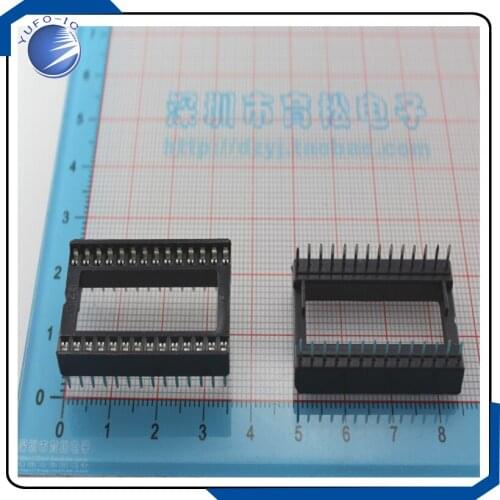 10PCS/LOT 28P IC 28PIN IC wide base chip socket seat connector