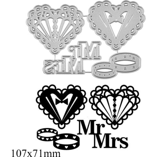 107*71mm Carbon Steel Floral Cutting Dies Stencil for DIY Scrapbook Embossing Album Paper